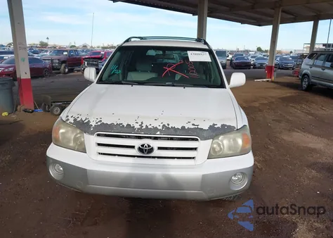 2006 Toyota Highlander V6 from USA, damaged, VIN JTEGP21A860110005